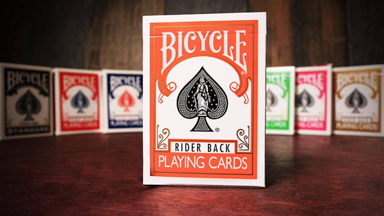 Bicycle Rider Back (Orange)