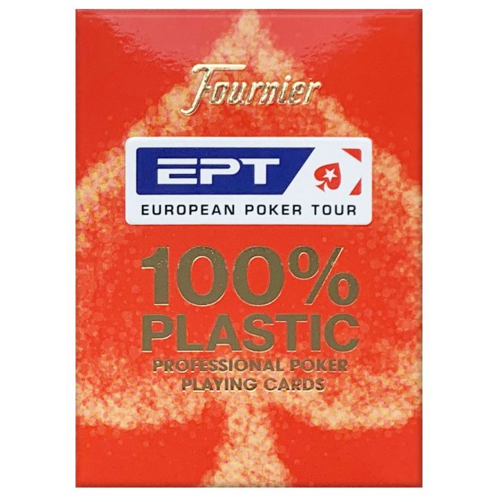 Fournier EPT 2020 100% plasztik (piros)